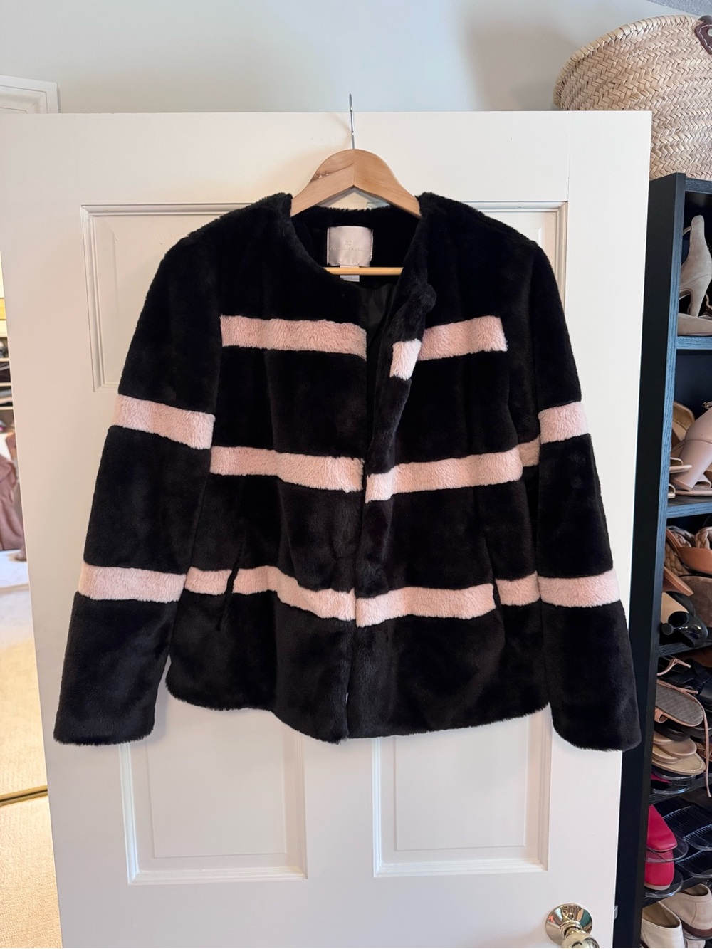 Rachel Parcell Faux Fur Jacket